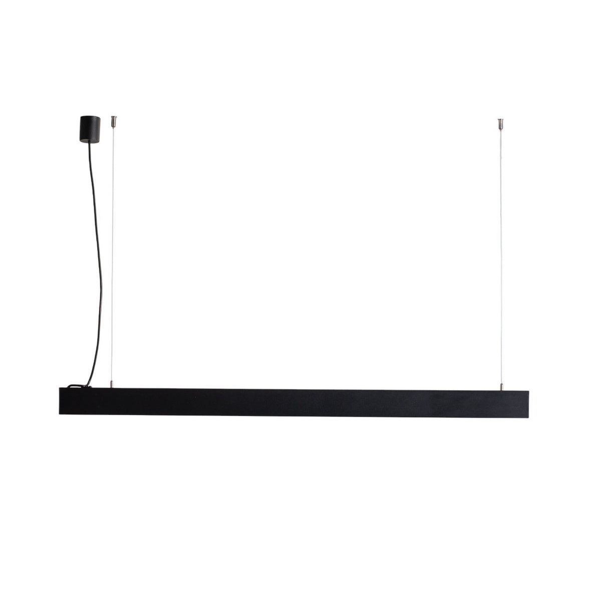 LED pendellampe Luxe svart metall detalj