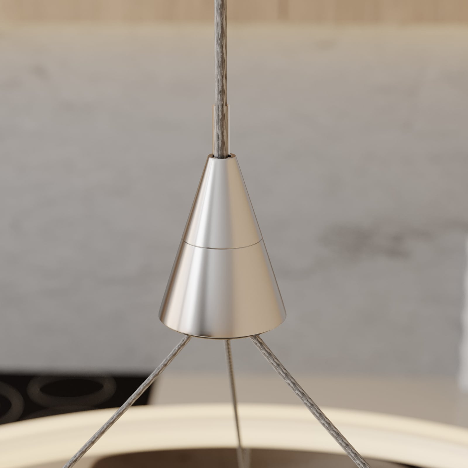 LED pendellampe Lyani 2-lys krom dimbar lysfordeling