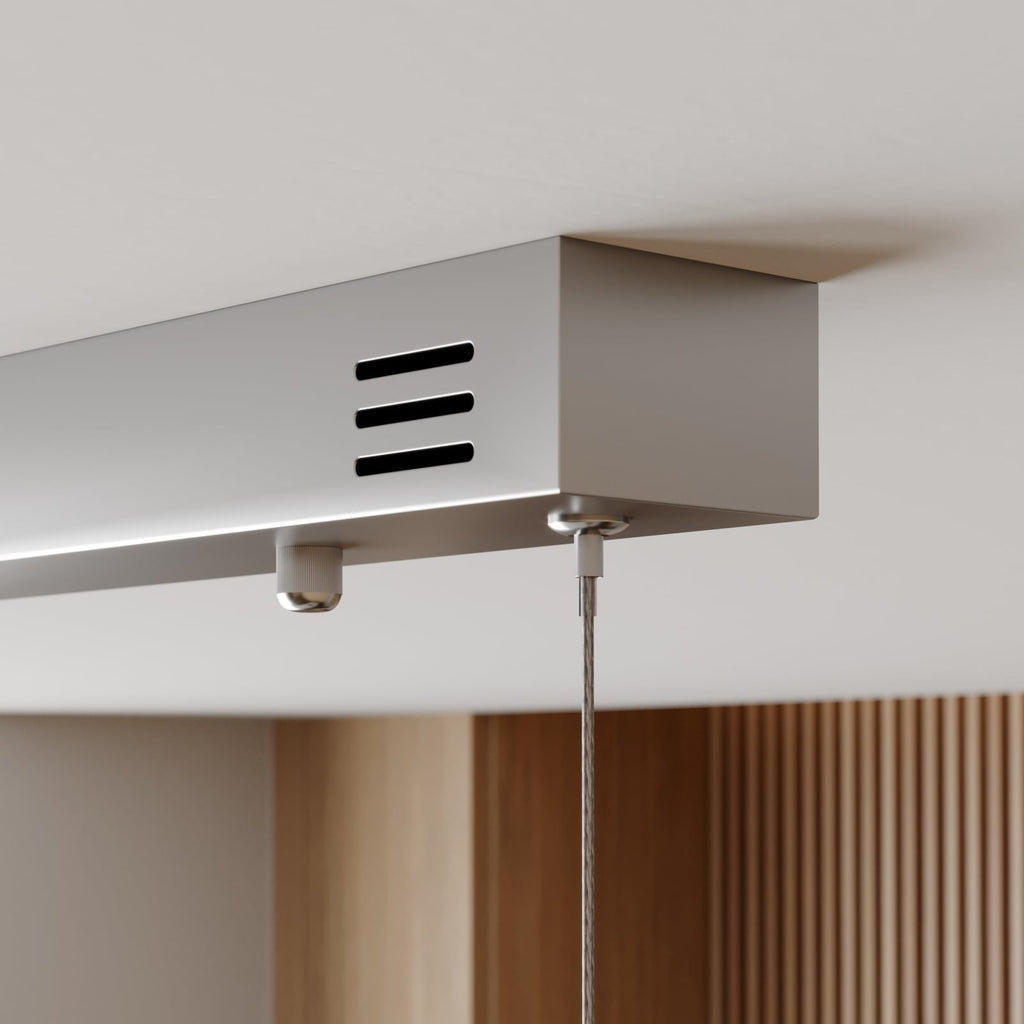 LED pendellampe Lyani 2-lys krom dimbar produktlogo Lucande