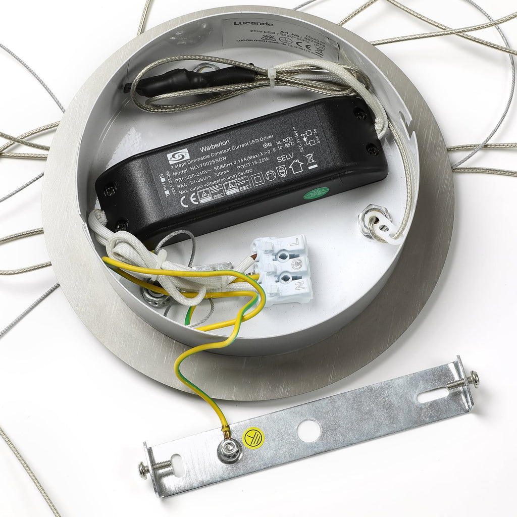 LED pendellampe Lyani dimbar krom kromfinish