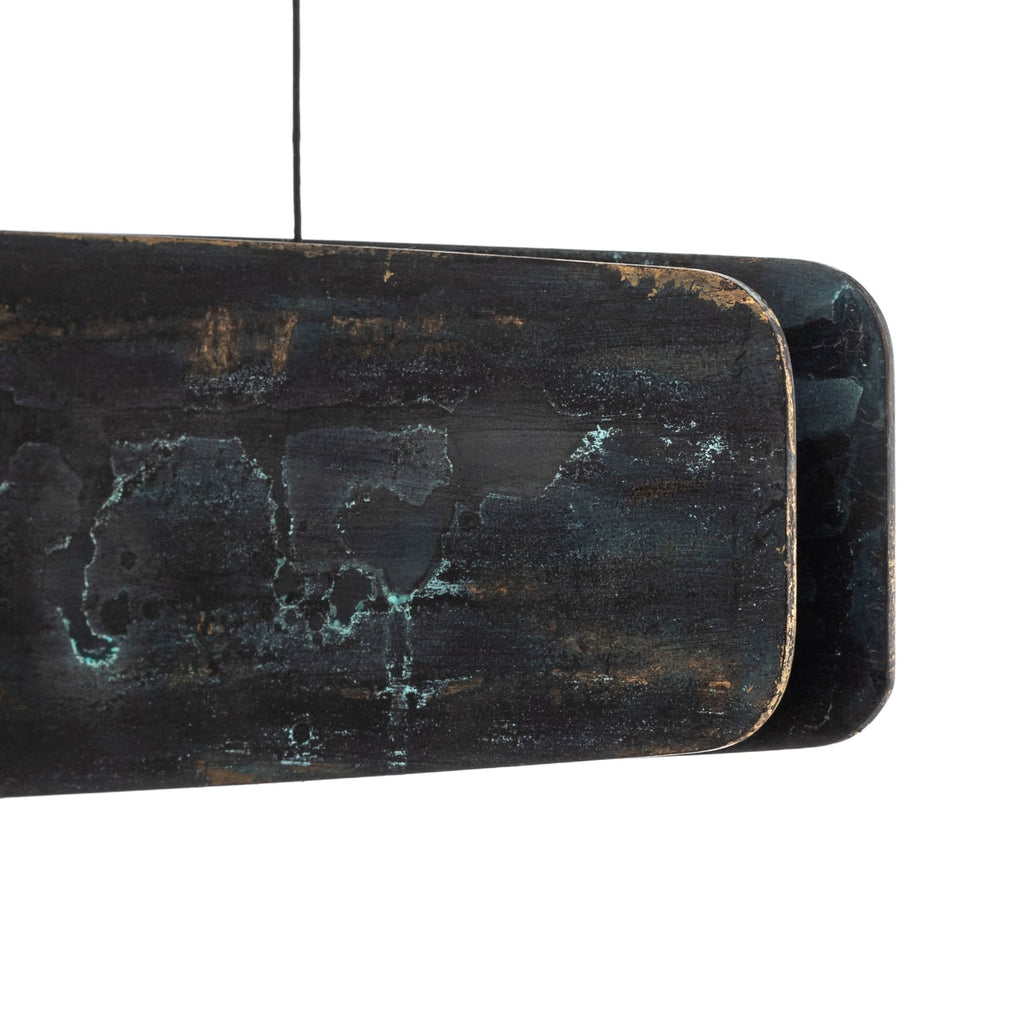 LED pendellampe Lysia oksidert/svart oppheng