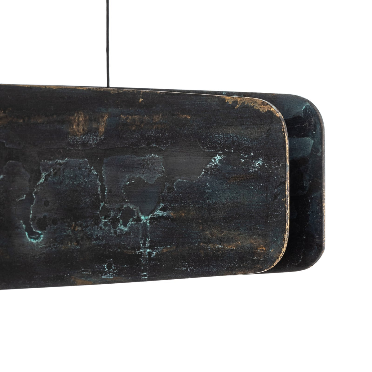 LED pendellampe Lysia oksidert/svart oppheng