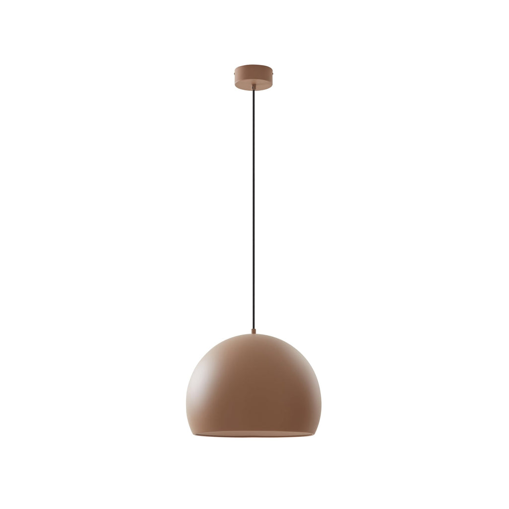 LED pendellampe Lythara aluminium brun Ø50 cm detalj