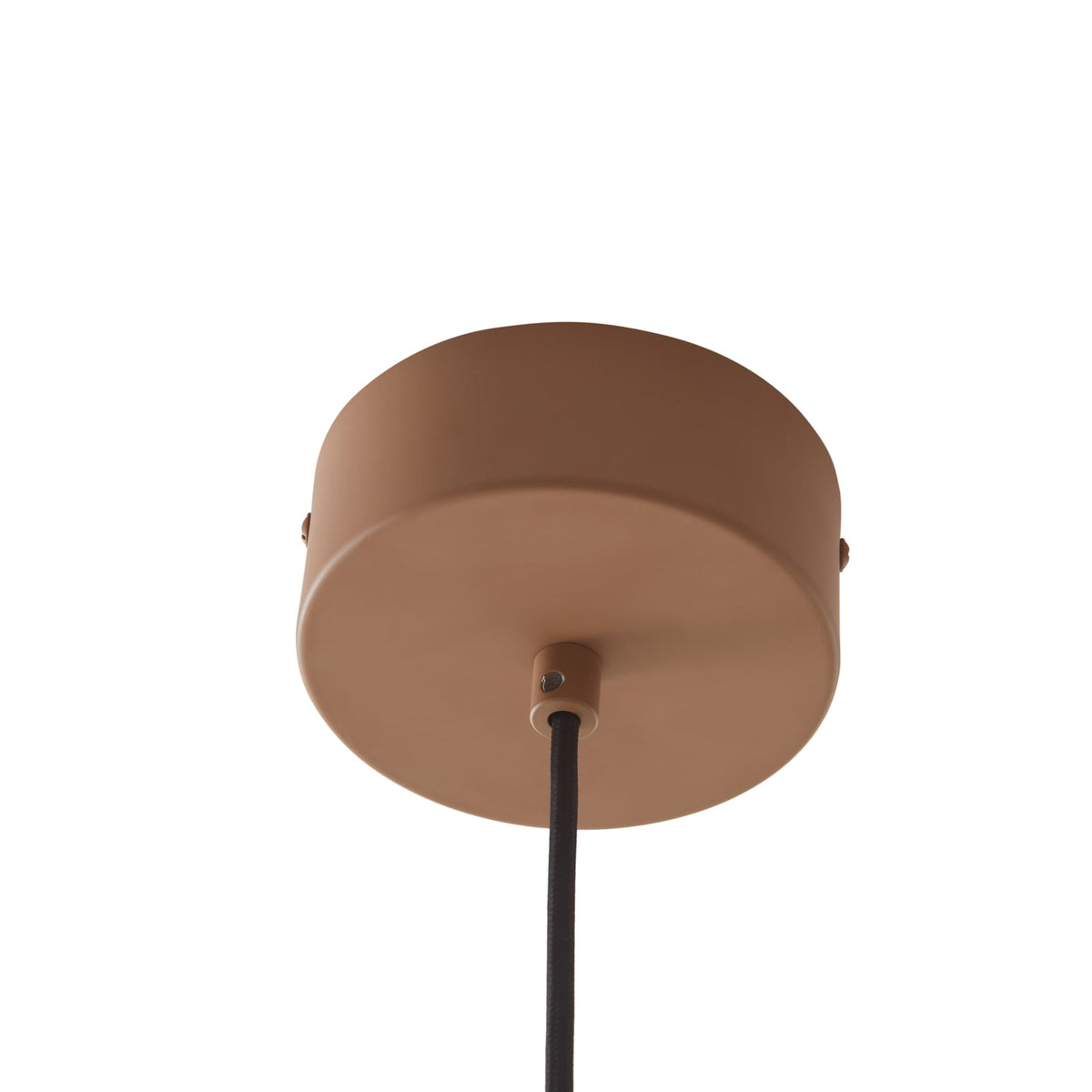 LED pendellampe Lythara aluminium brun Ø50 cm med lys