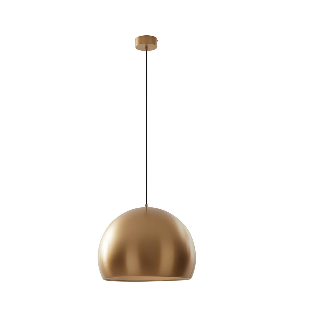 Detalj av LED pendellampe Lythara messing aluminium Ø50 cm