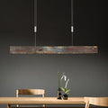 LED pendellampe Malu dimbar gull oksidert 100 cm forfra