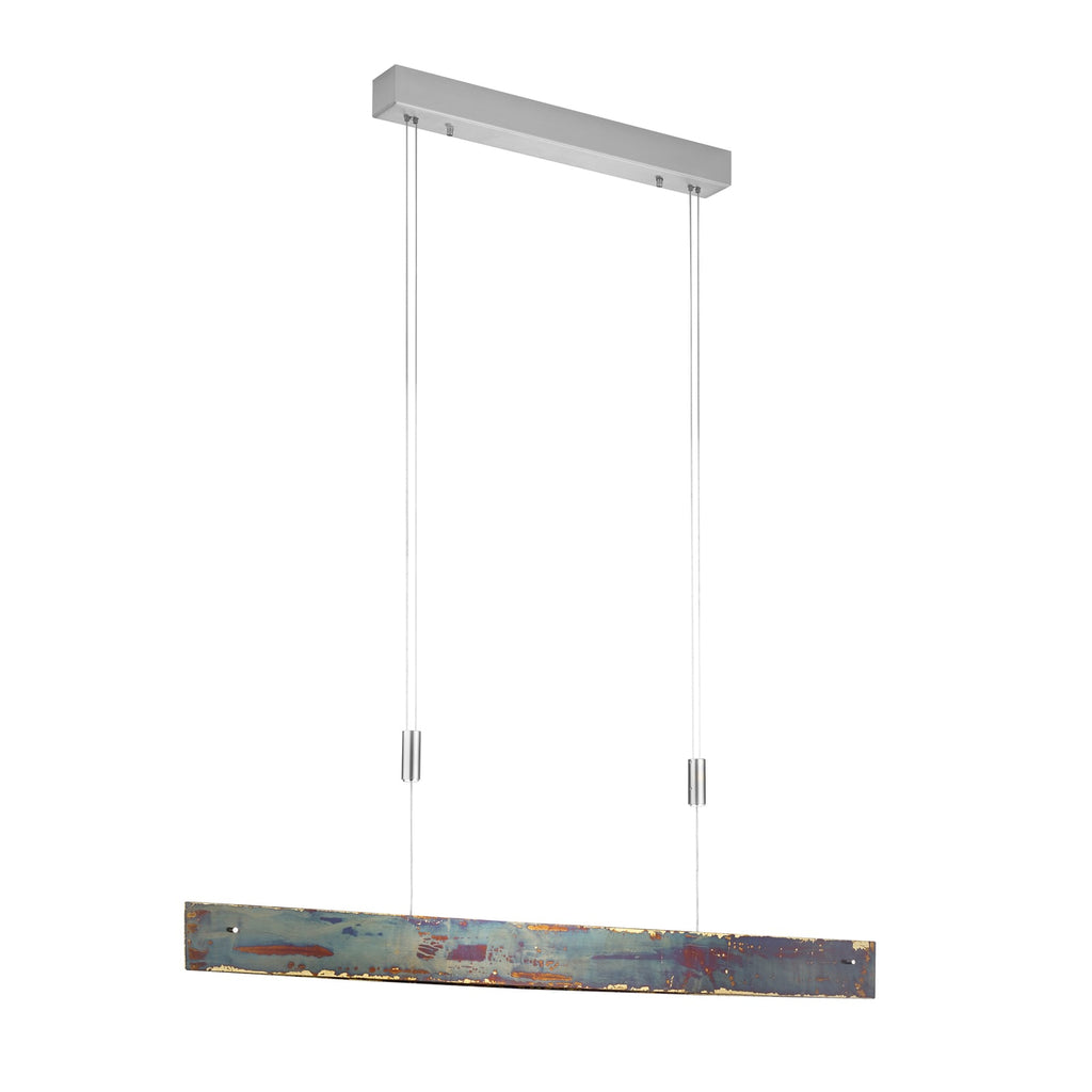 LED pendellampe Malu dimbar gull oksidert 100 cm montert over bord