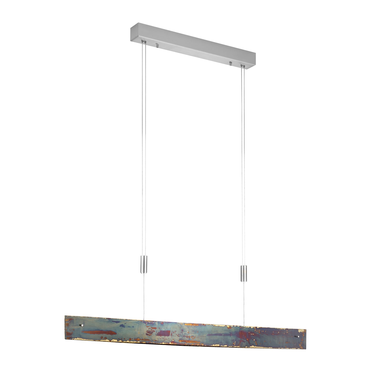 LED pendellampe Malu dimbar gull oksidert 100 cm montert over bord