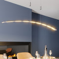 LED pendellampe Manon matt nikkel forfra