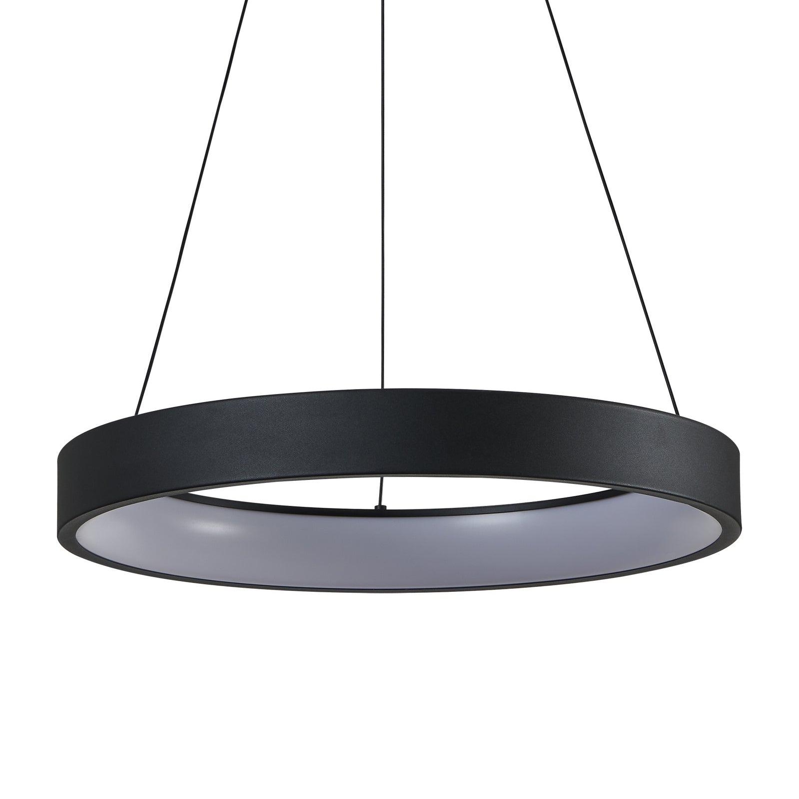 LED pendellampe Marghera-Z svart nærbilde av LED-lys