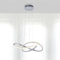 LED pendellampe Maria aluminium Ø57 cm forfra