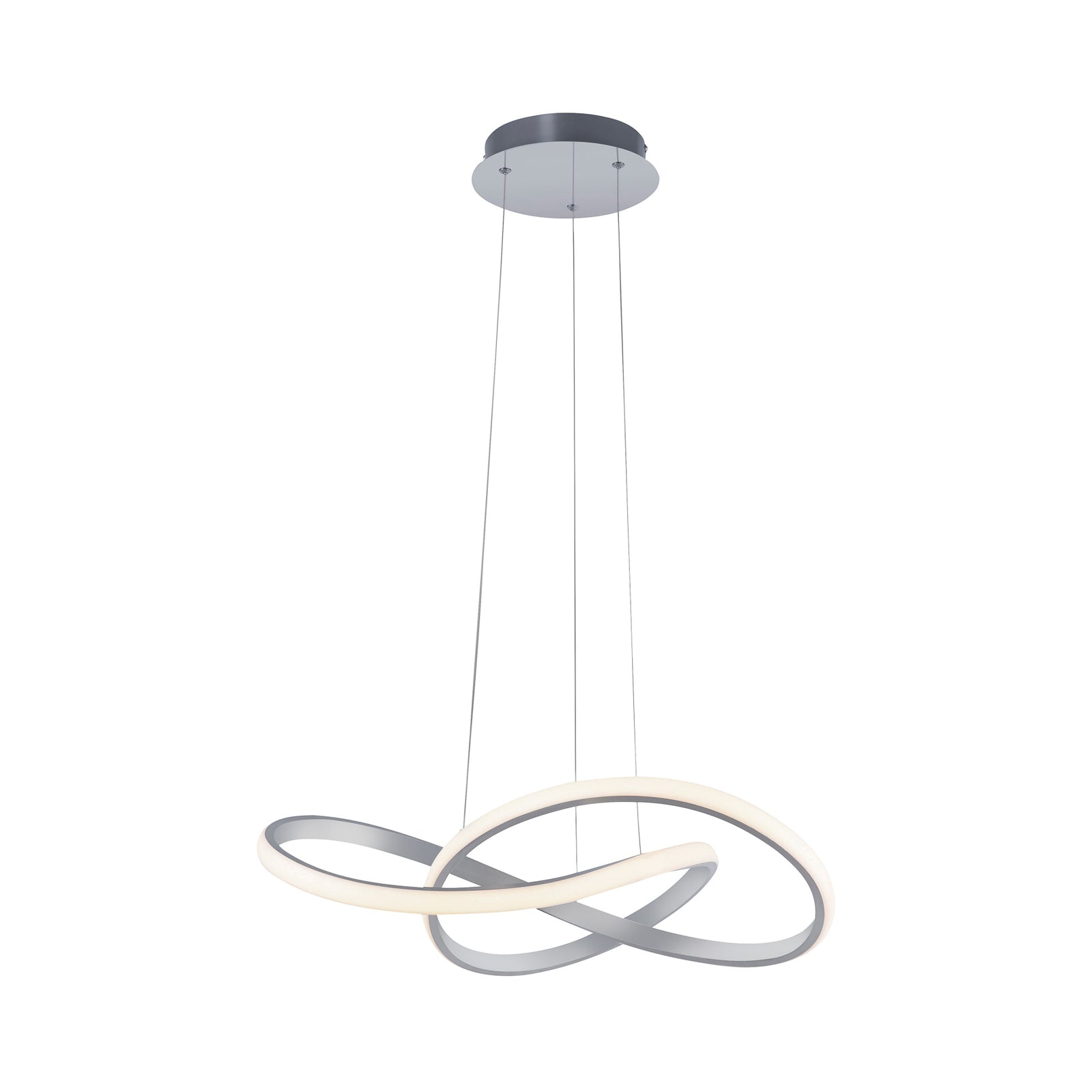 LED pendellampe Maria aluminium Ø57 cm detalj