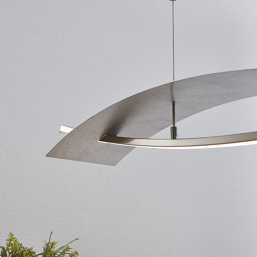 LED pendellampe Marija sølv dimbar 91 cm 22W - Lucande