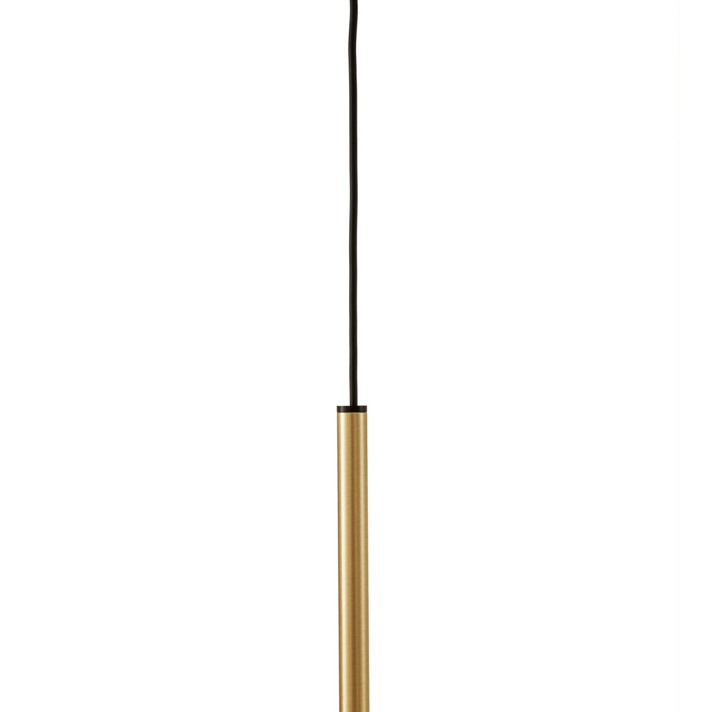 LED pendellampe Martis 3-lys amber dimbar 80 cm monteringsdetalj
