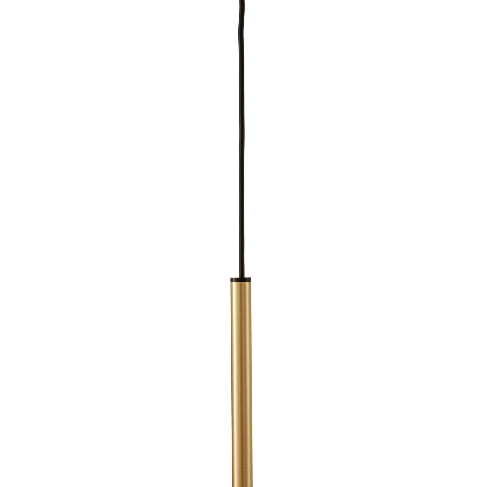 LED pendellampe Martis 3-lys amber dimbar 80 cm monteringsdetalj