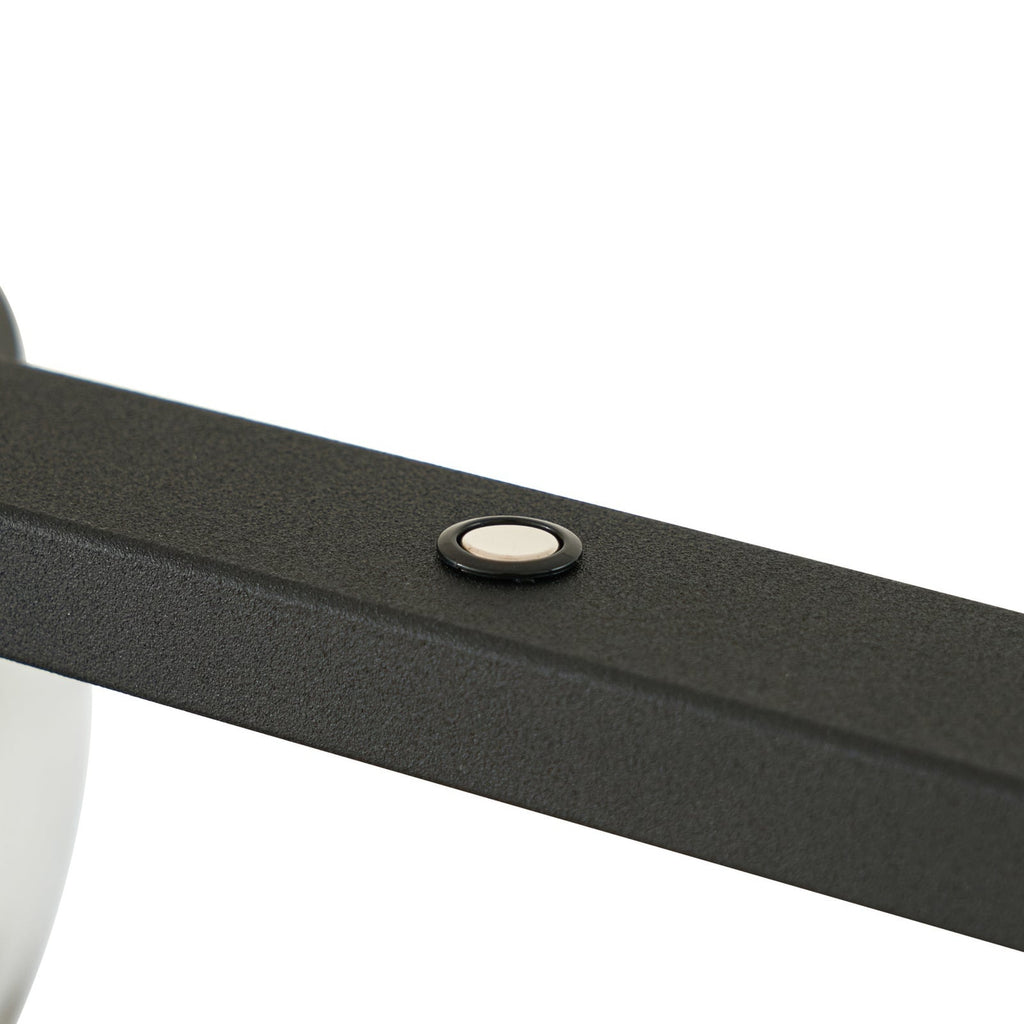 LED pendellampe Martis 4-lys svart glass dimbar lysstyrke demonstrasjon