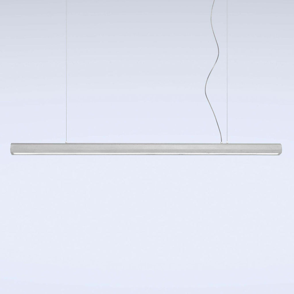 LED pendellampe Materica betong 150 cm 23W varmhvit forfra