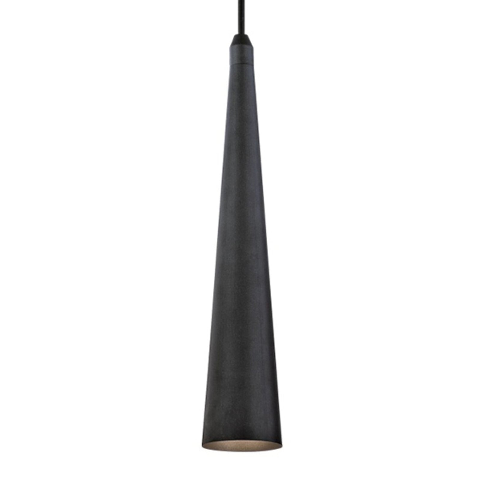 LED pendellampe matt svart Ø6 cm 7,5W dimbar fra Westinghouse forfra
