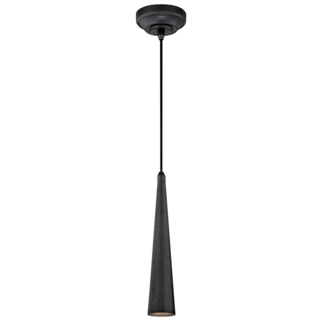 Bakside av LED pendellampe matt svart Ø6 cm 7,5W dimbar Westinghouse