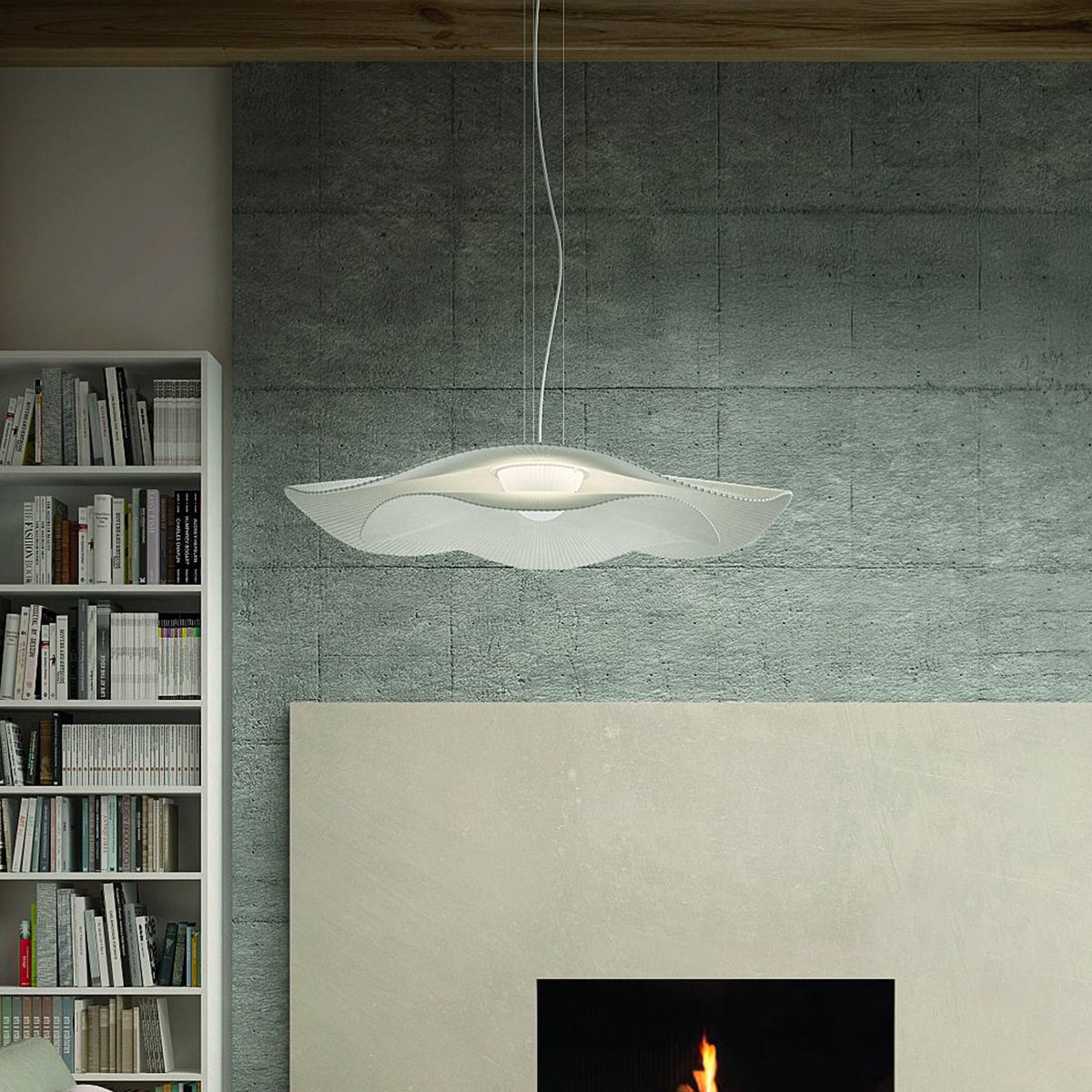 LED pendellampe Mediterránia S/105.2 krem dimbar forfra