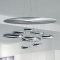 LED pendellampe Mercury dimbar Ø110 cm 2700K aluminium forfra