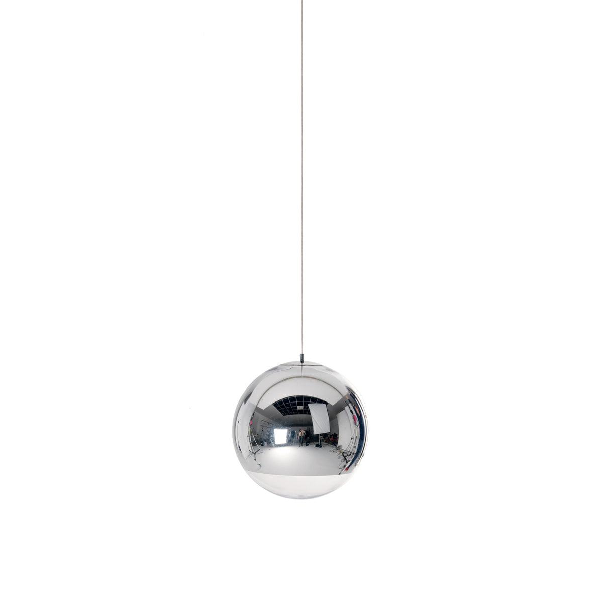 LED pendellampe Mirror Ball krom detalj av speileffekt