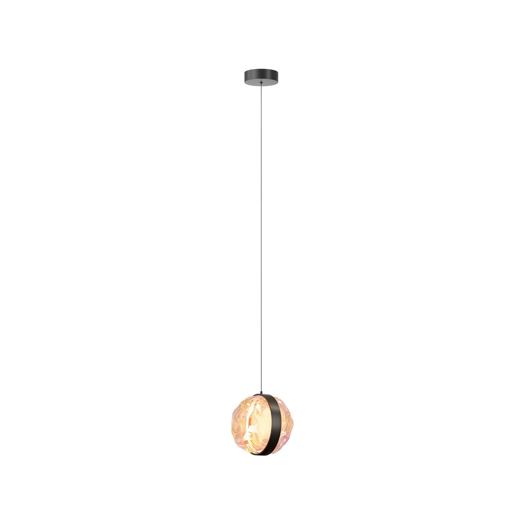 LED pendellampe Misterio dimbar svart/multi bakside