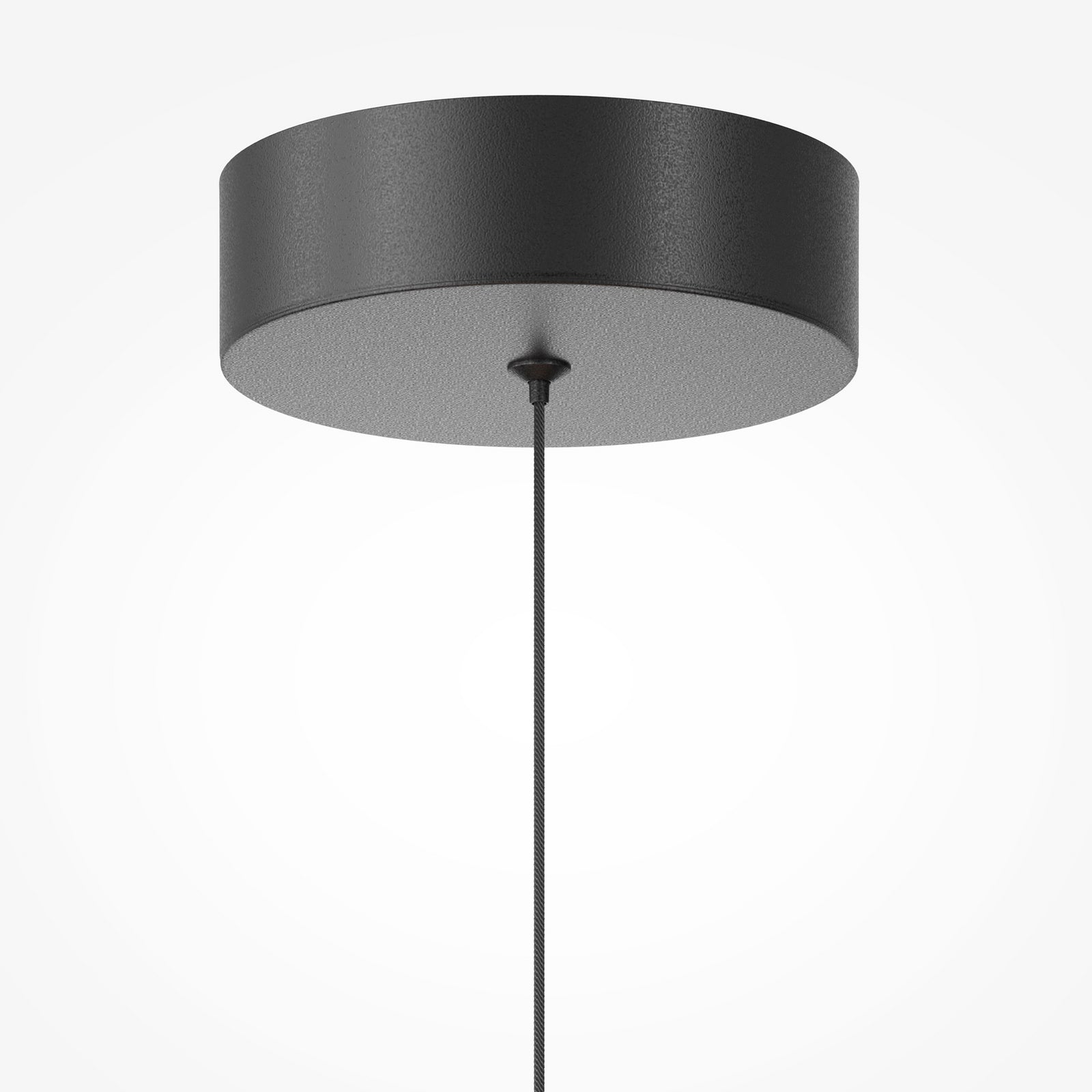 LED pendellampe Misterio dimbar svart/multi montert i rom