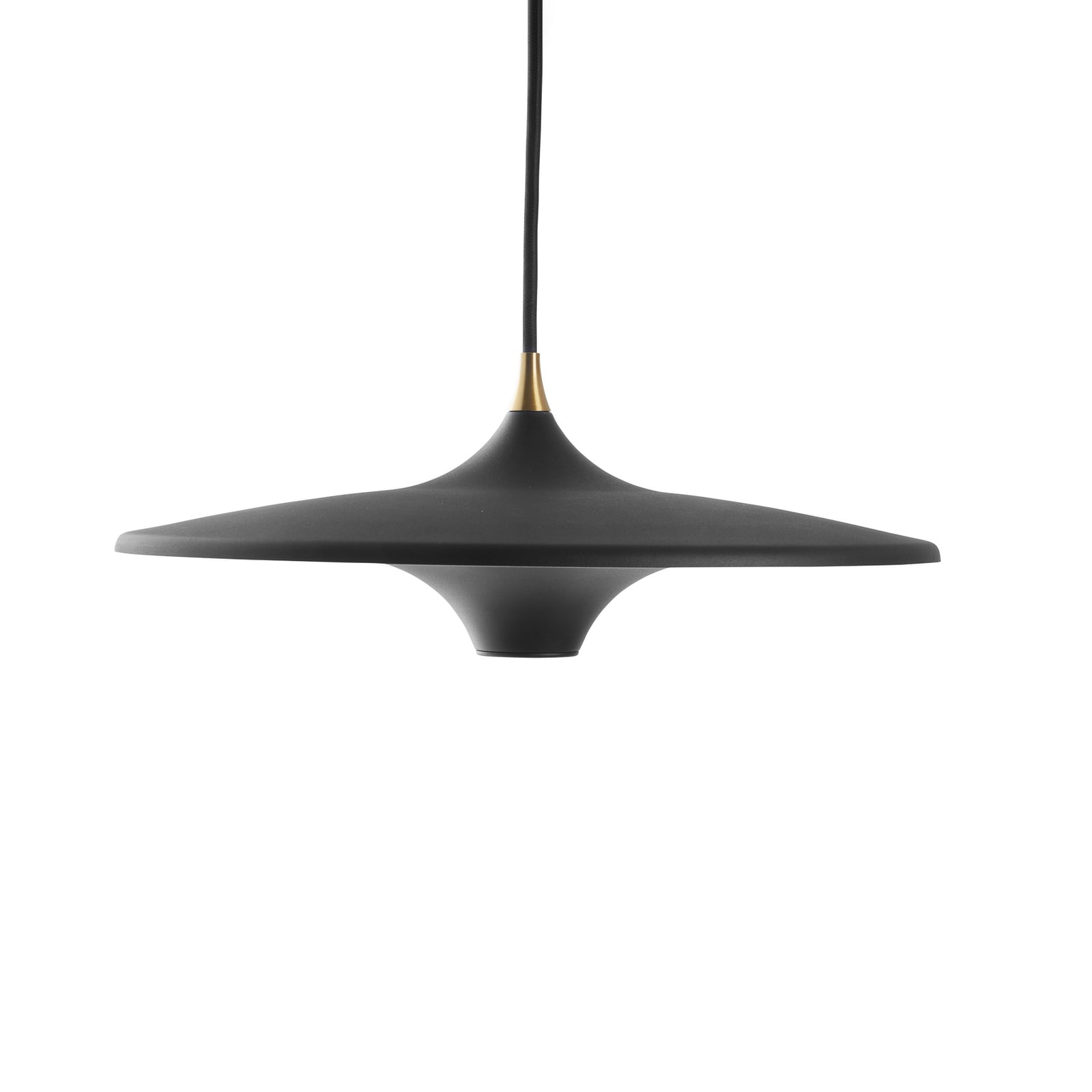 LED pendellampe Moja aluminium svart dimbar montert i rom