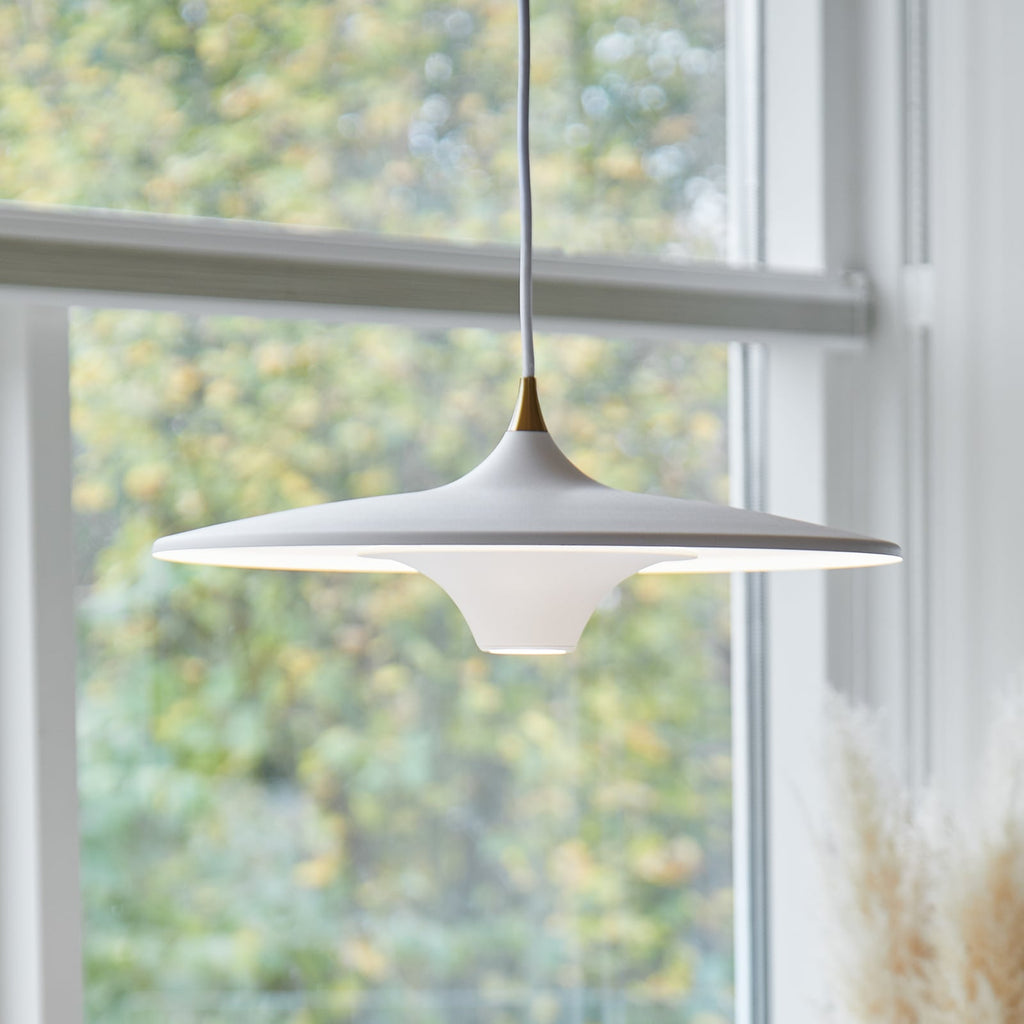 LED pendellampe Moja dimbar hvit Ø42 cm 2700K forfra