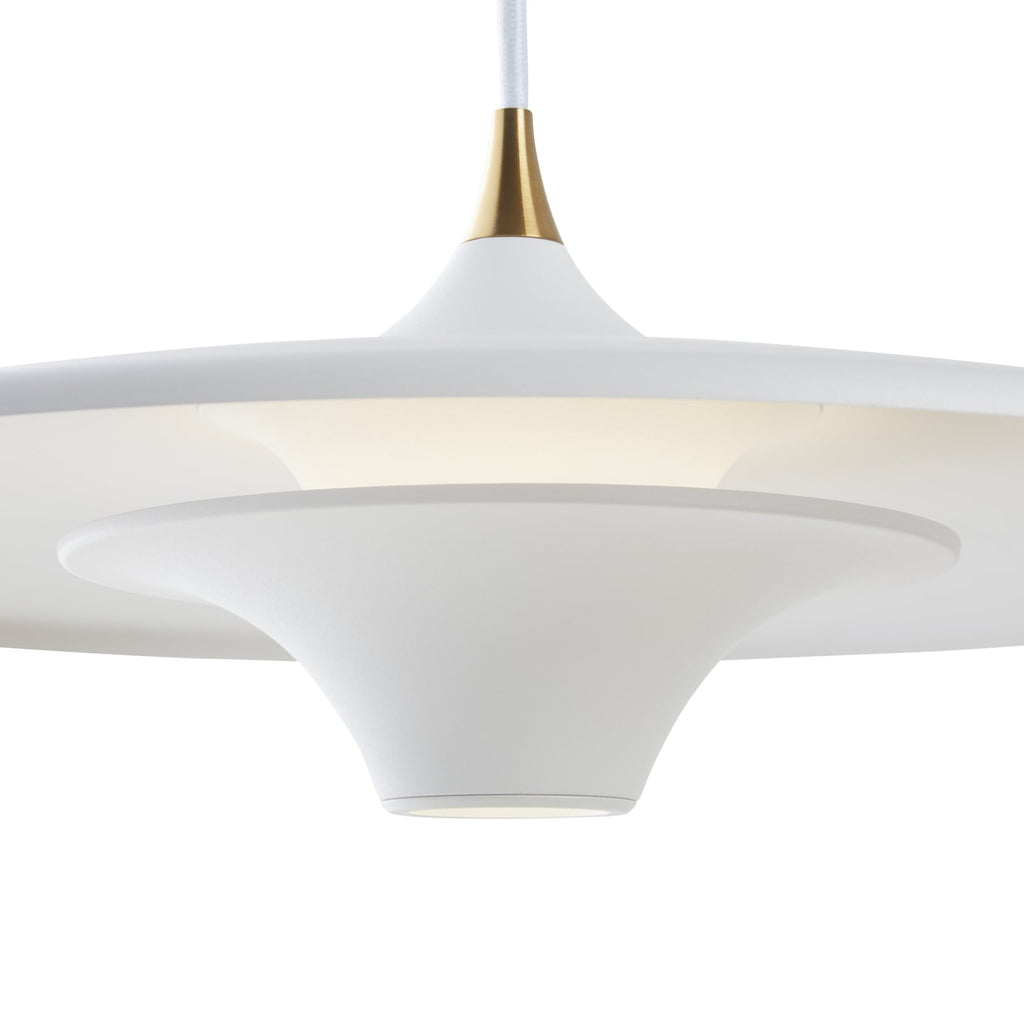 LED pendellampe Moja dimbar hvit Ø42 cm 2700K lysdetaljer