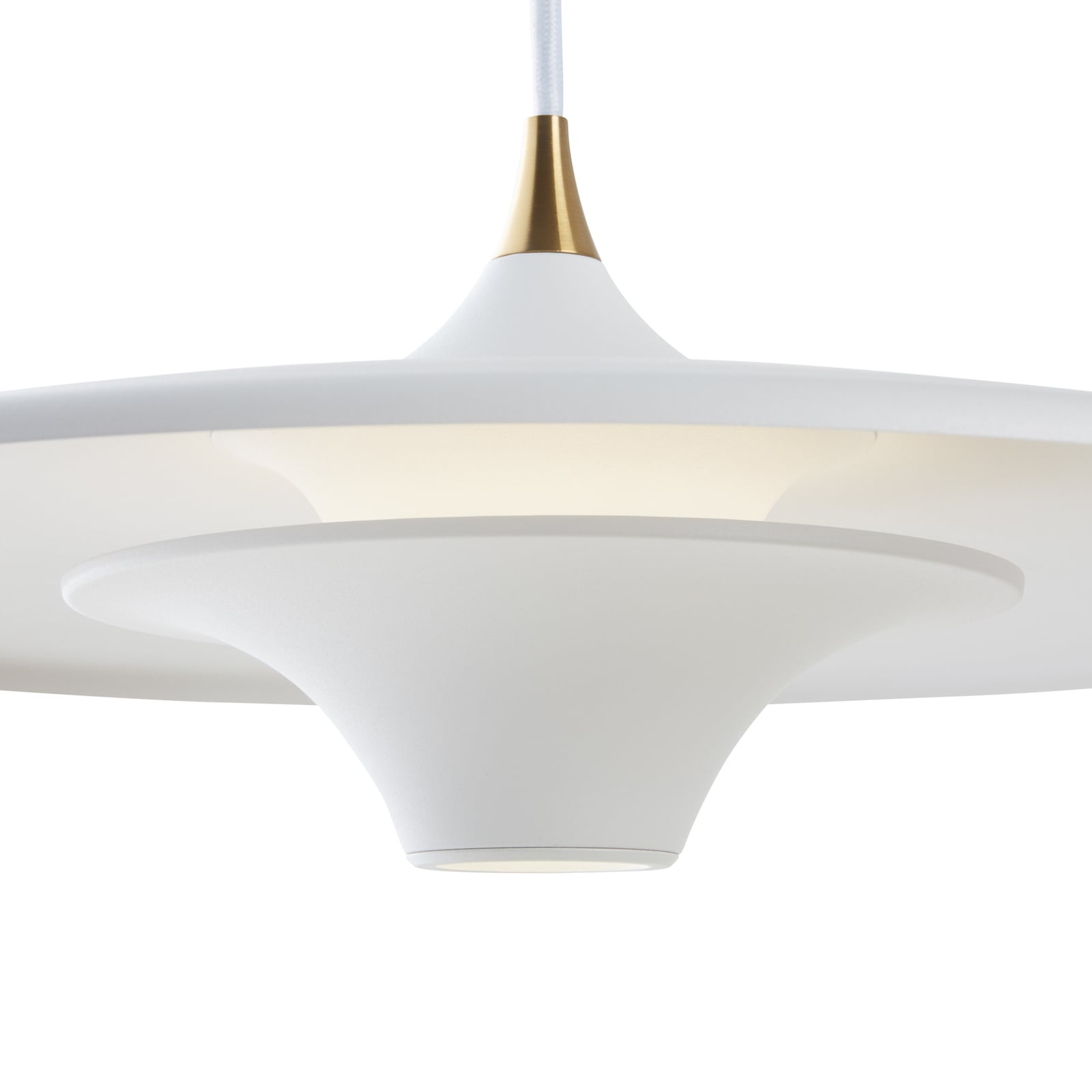 LED pendellampe Moja dimbar hvit Ø42 cm 2700K lysdetaljer