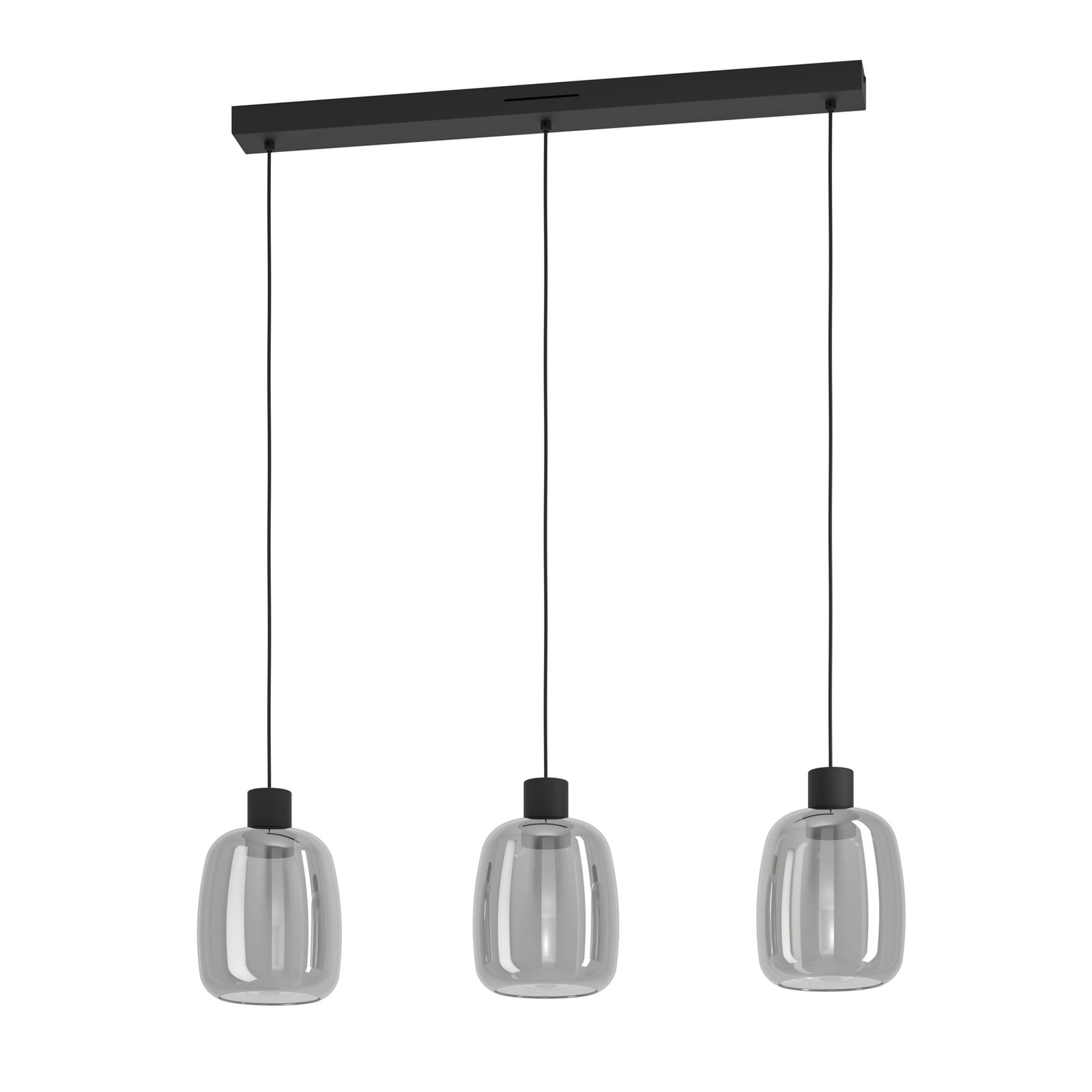 Montert LED pendellampe Molochio-Z 3-lys glass dimbar RGB CCT EGLO i rom