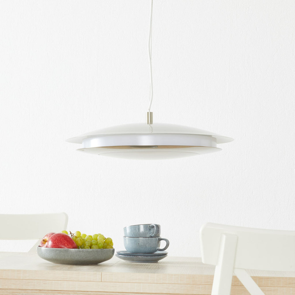 LED pendellampe Moneva-C matt nikkel bakside