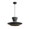 LED pendellampe Morphic filt svart Ø50 cm dimbar 12W forfra