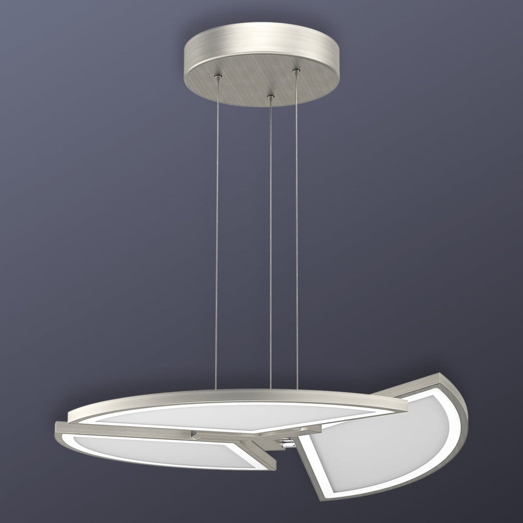 LED pendellampe Movil dimbar CCT Ø55 cm fjernkontroll bakside