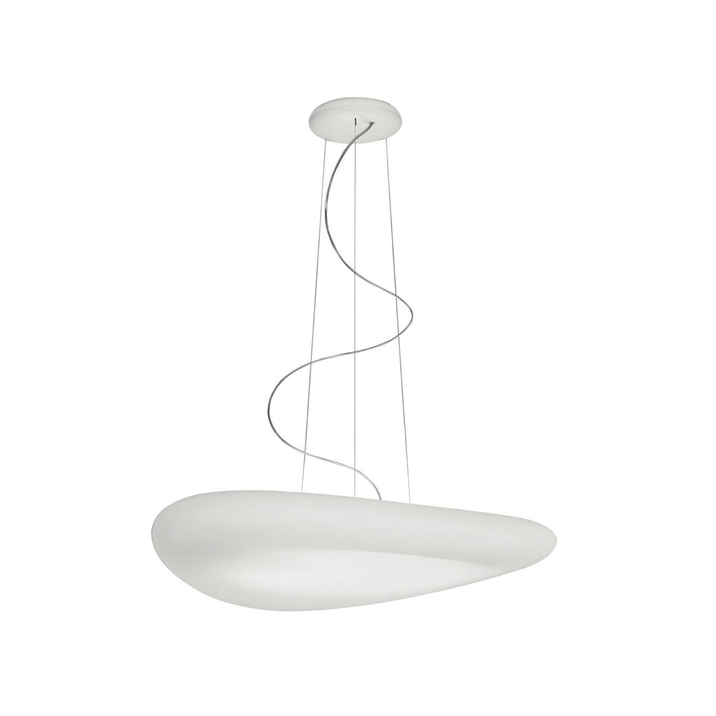 Montert LED pendellampe Mr. Magoo DALI hvit Ø115 cm i rom