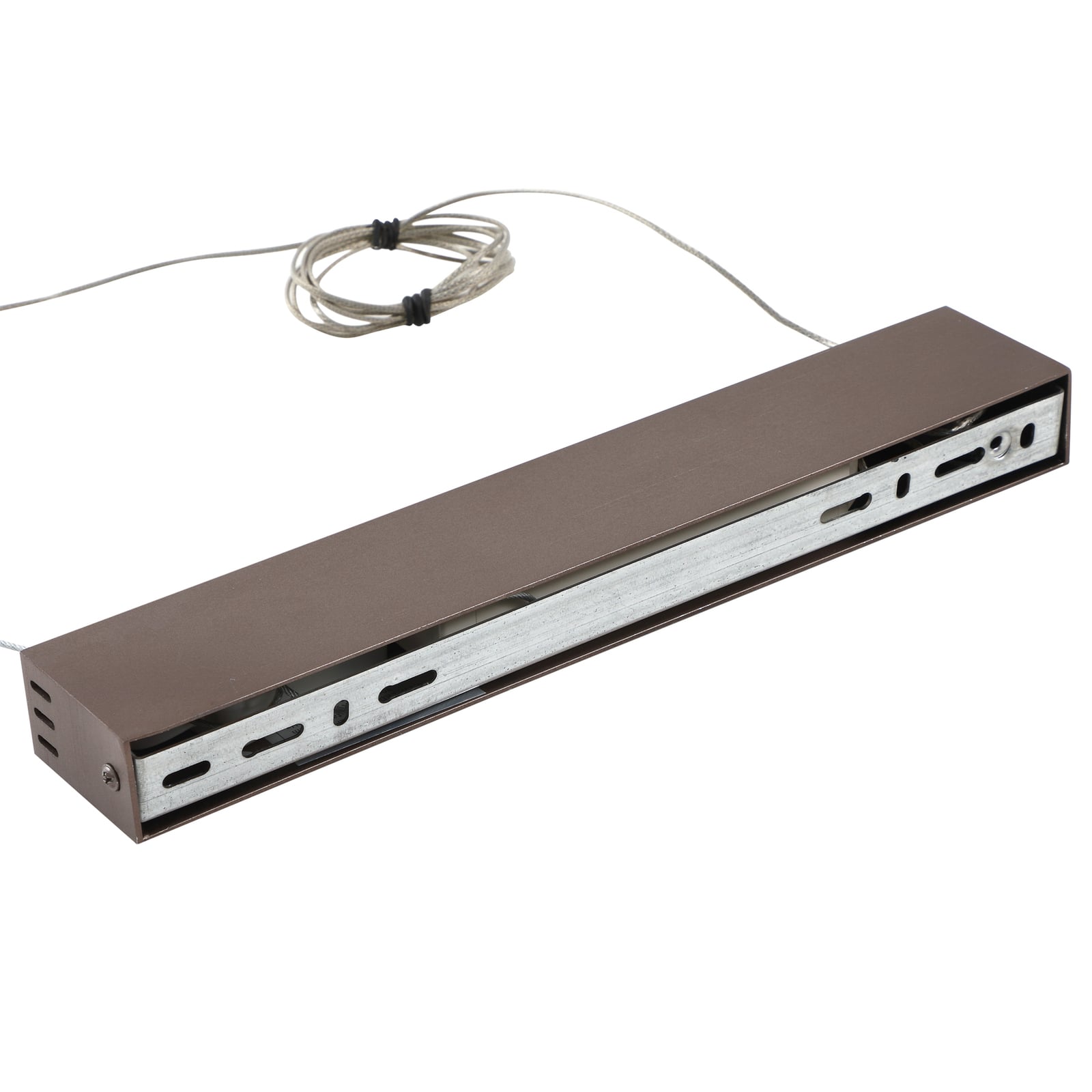 LED pendellampe Mylosh brun aluminium dimbar nærbilde