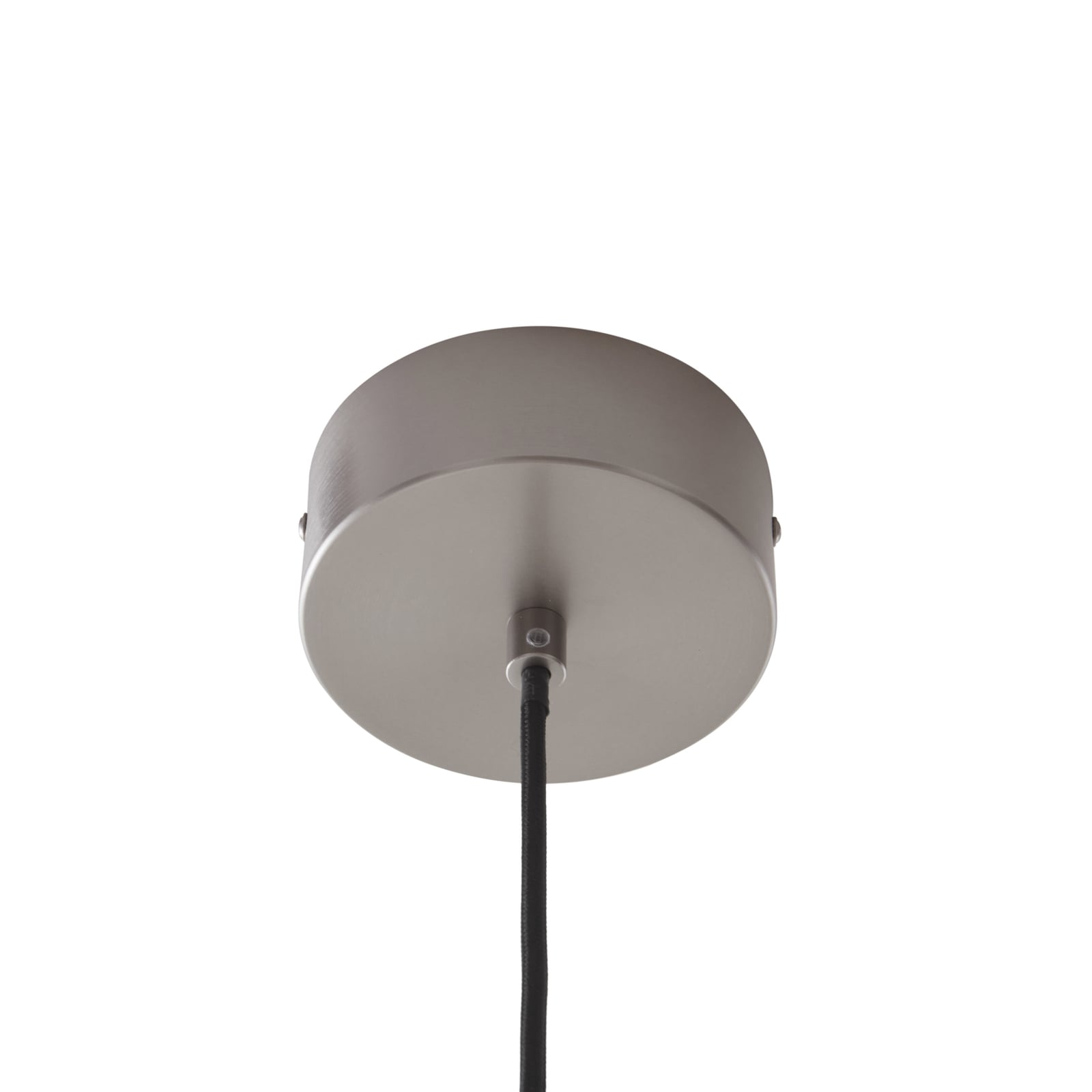 LED pendellampe Mynoria grå aluminium med varm hvitt lys