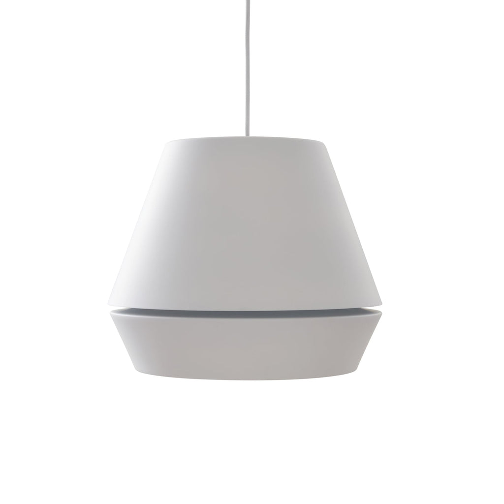 LED pendellampe Mynoria hvit aluminium nærbilde av lyskilde