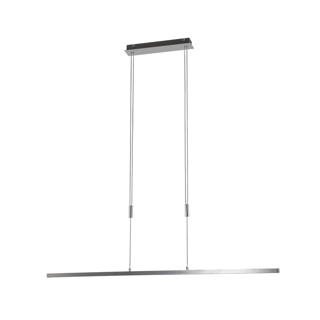 LED pendellampe Myron aluminium 120 cm dimbar CCT montert over bord