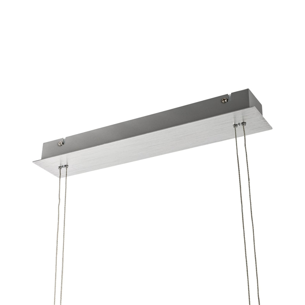 LED pendellampe Myron aluminium 120 cm dimbar CCT lys i rommet