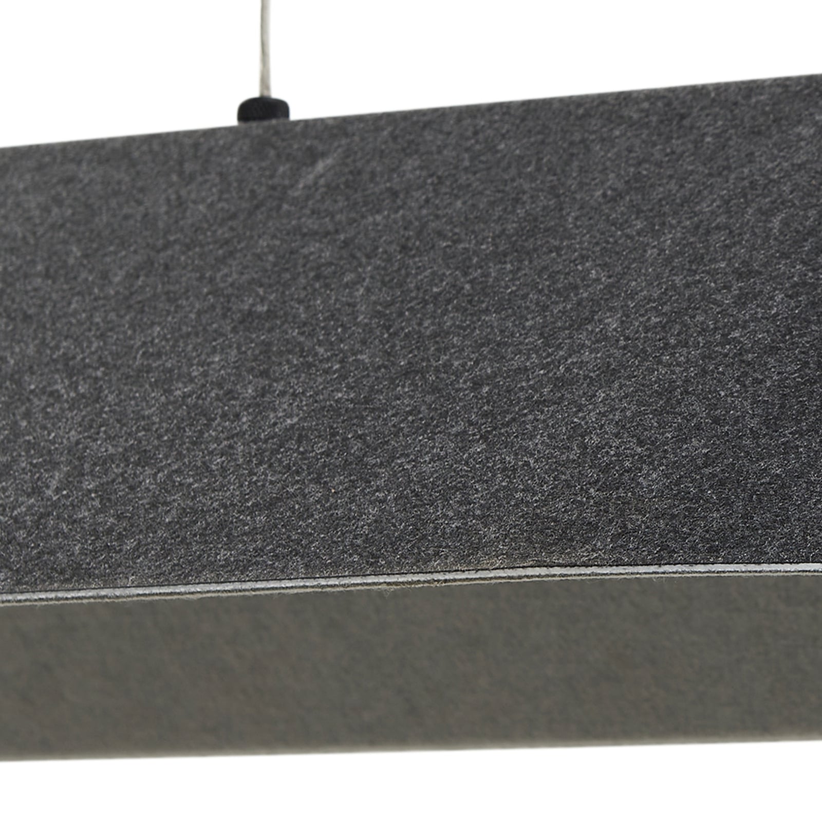LED pendellampe Naelle svart/grå filt 109 cm dimbar - Lucande