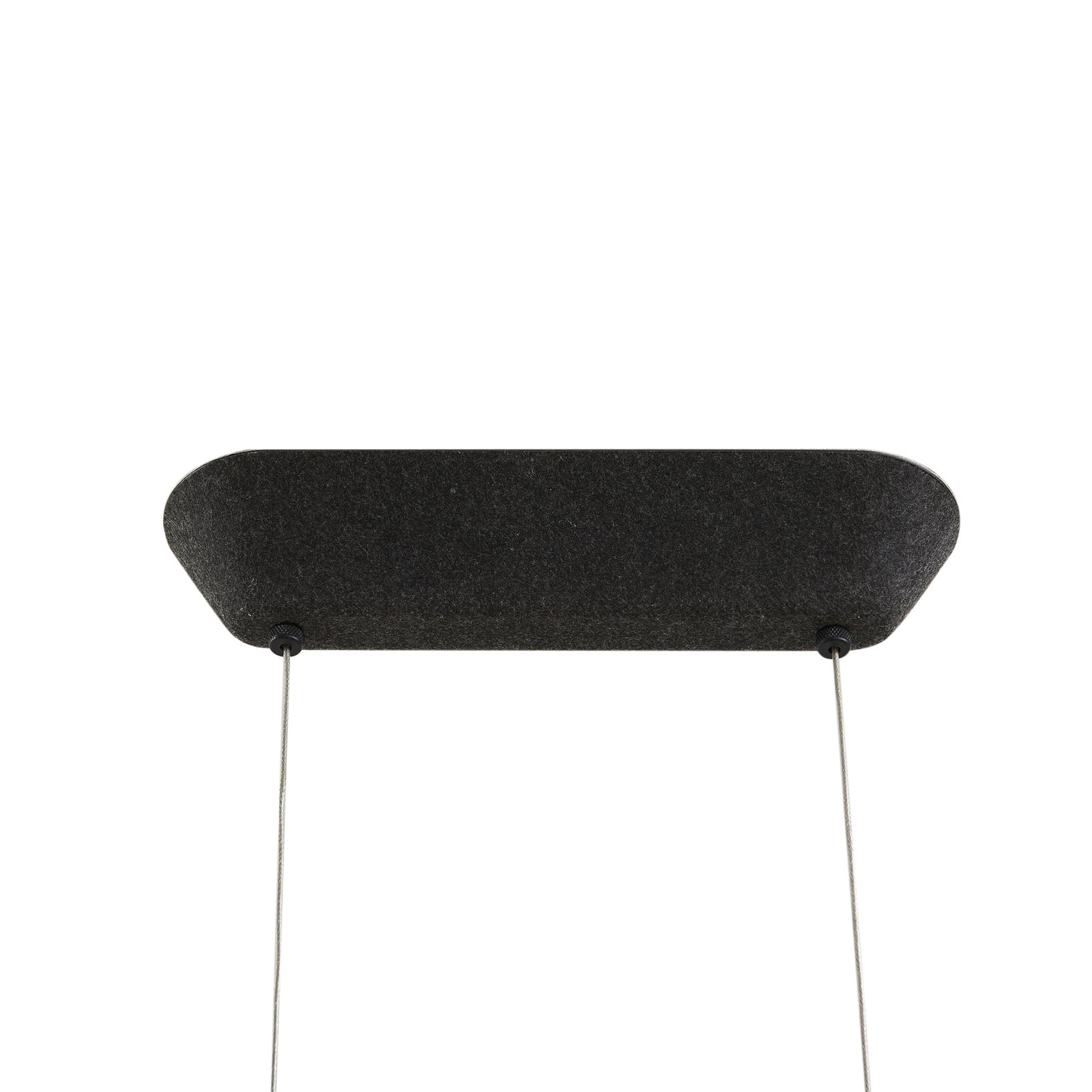 LED pendellampe Naelle svart/grå filt 109 cm dimbar - Lucande