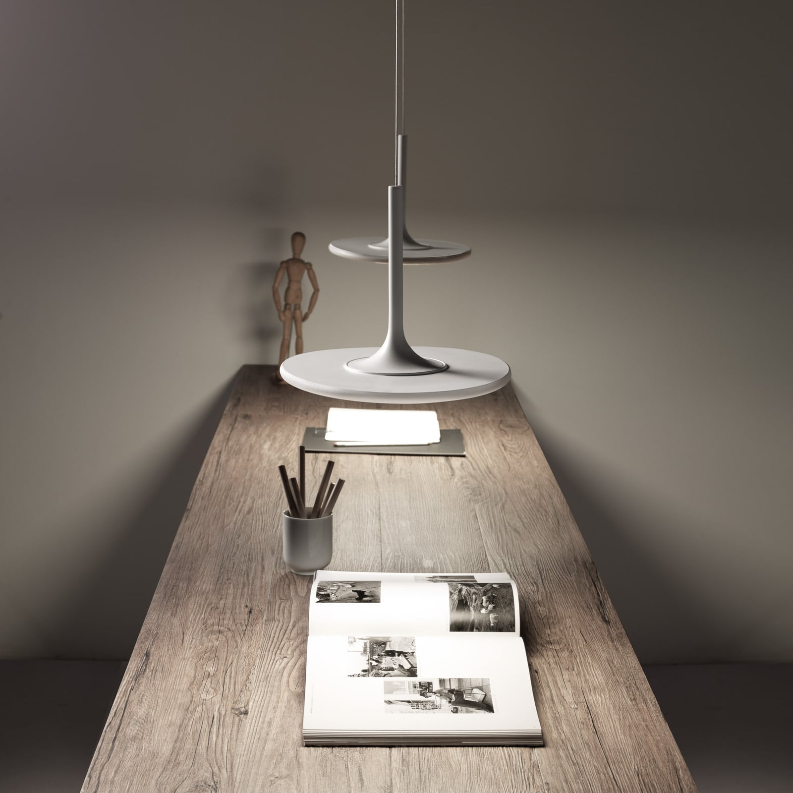 LED pendellampe Net matt hvit Ø25 cm 15W varmhvit nærbilde