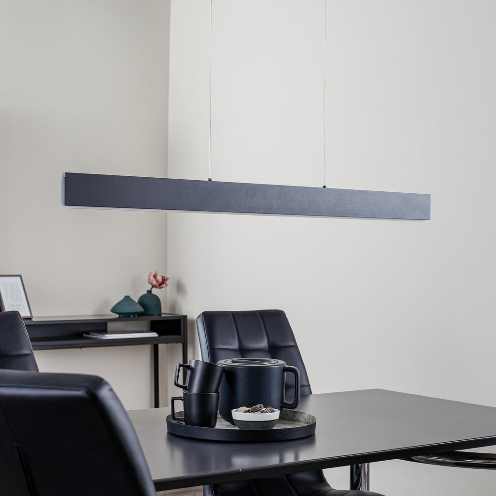 LED pendellampe Nex svart matt 111 cm bakside