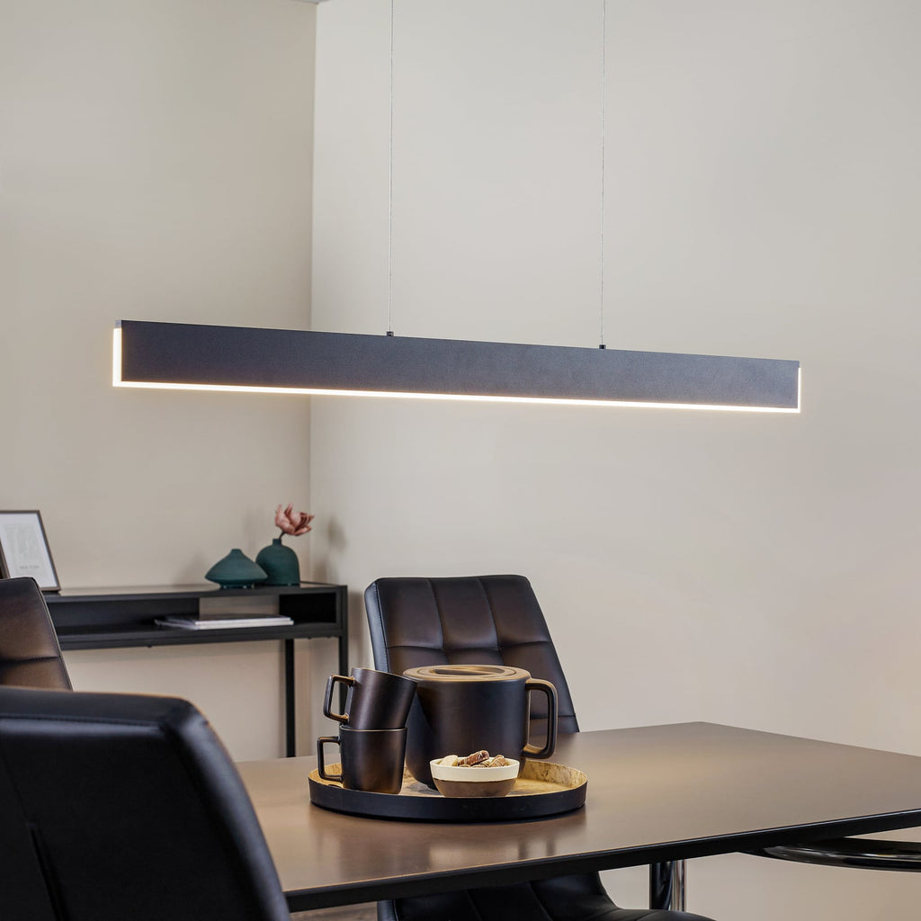 LED pendellampe Nex svart matt 111 cm front