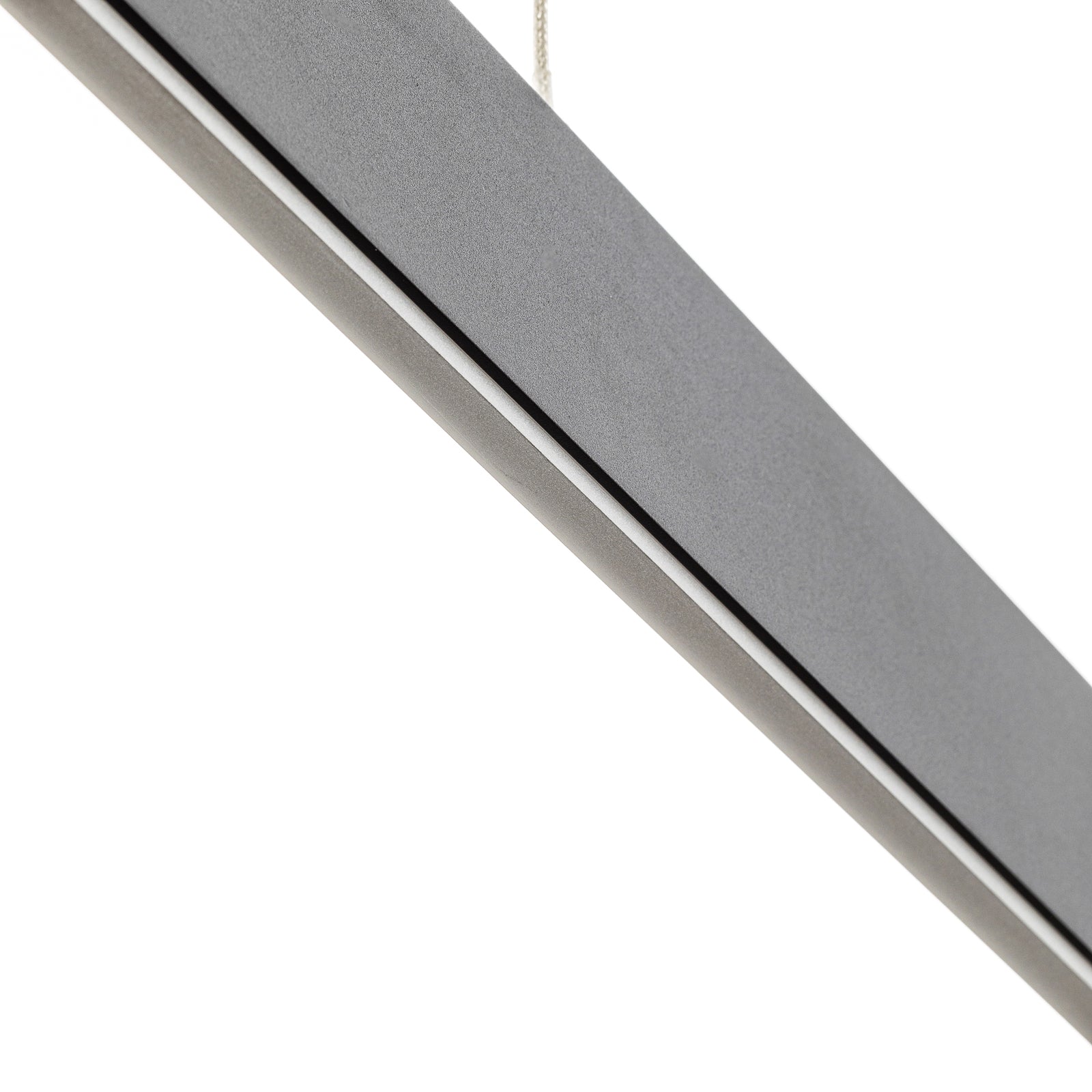 LED pendellampe Nex svart matt 111 cm sideprofil