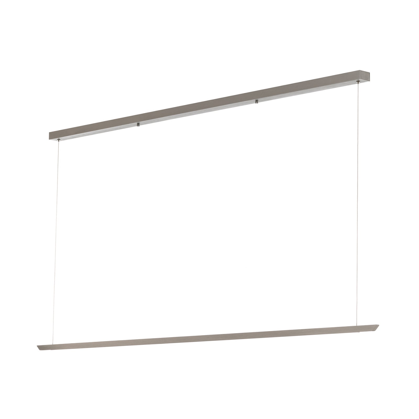 LED pendellampe Niara dimbar CCT aluminium 168 cm detalj av armatur