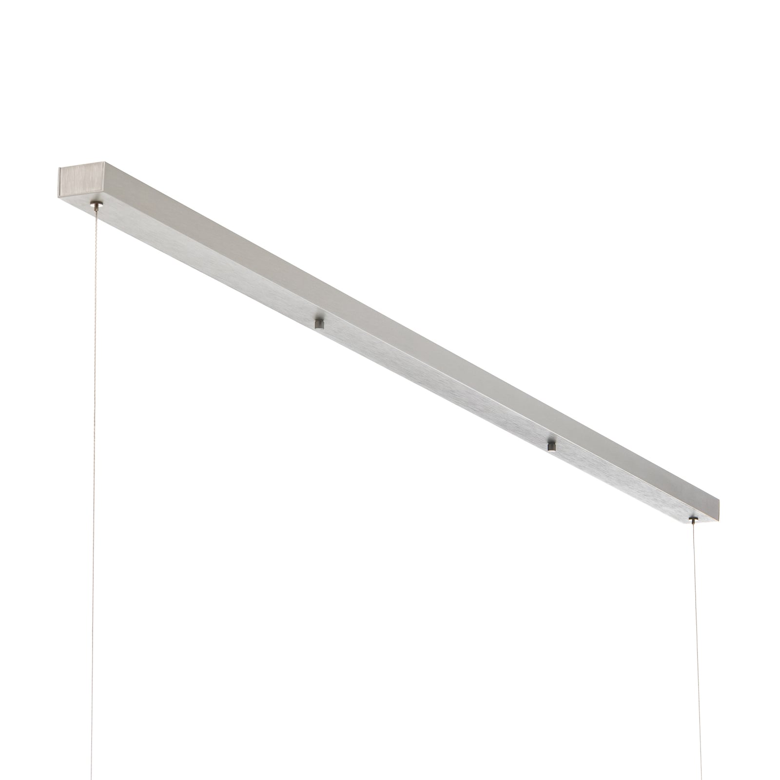 LED pendellampe Niara dimbar CCT aluminium 168 cm detalj av overflate